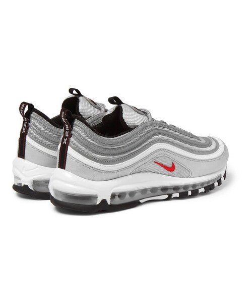 NIKE(ナイキ)の「Nike Air Max 97 Og Qs Mesh And Leather Sneakers(スニーカー・メンズ・Silver・US13/US12)」の4枚目の写真