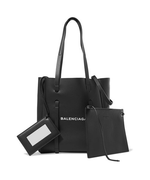 BALENCIAGA（バレンシアガ）の「Balenciaga - Xs Printed Textured-leather Tote - Black（トートバッグ・レディース・Black・one size）」の4枚目の写真