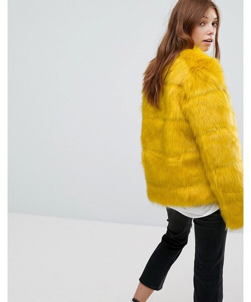 ジャケット・アウター Bershka Fur Jacket Bershka（ベルシュカ）の「Bershka Faux Fur Jacket（）」 - WEAR