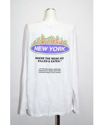 A.D.G | (全3色)"NYC" FLAME LOGO L/S TEE(Tシャツ/カットソー)
