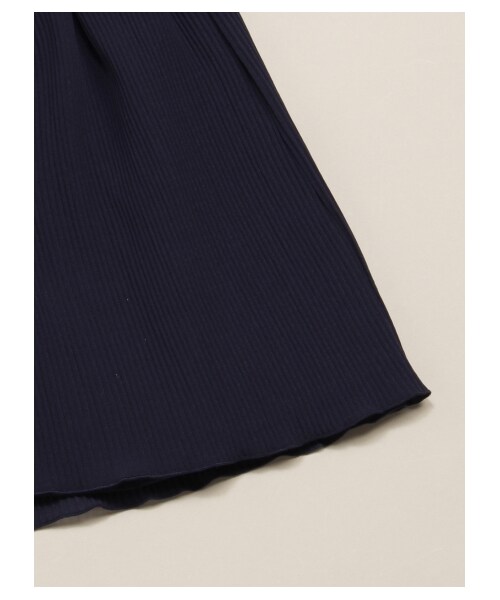 HAKKA KIDS（ハッカキッズ）の「プリーツシフォンキュロット（パンツ・レディース・ネイビー/カーキ・100/110/120）」の6枚目の写真