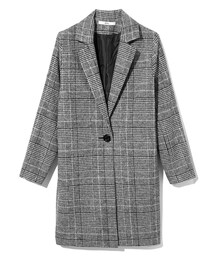 GRL | グレンチェックチェスターコート(チェスターコート)