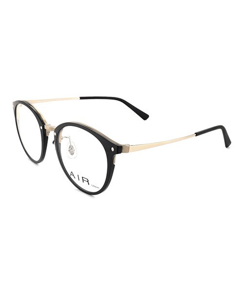OWNDAYS（オンデーズ）の「AU2037-F / AIR Ultem Classic（メガネ・レディース・ブラック/ブラック / ゴールド/ブラウンデミ/レッド/カーキ・48□18－140○44）」の3枚目の写真