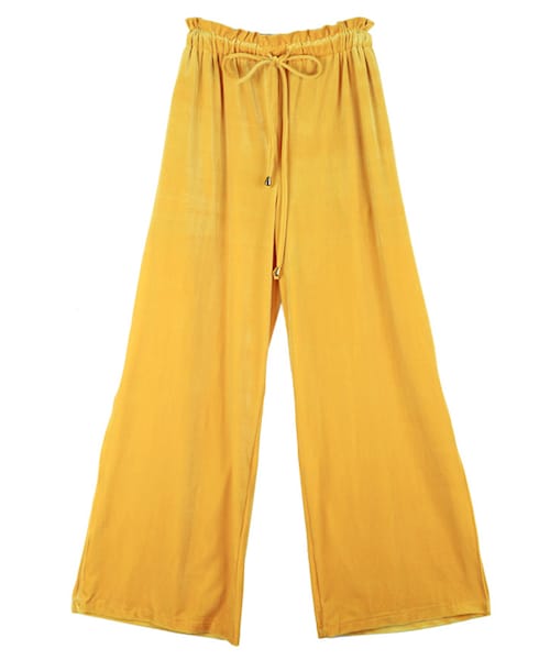 DINT（ディント）の「センチュリースリットベルベットパンツ（その他パンツ・レディース・Grey/Brown/Yellow/Black・one(44~66size)）」の5枚目の写真