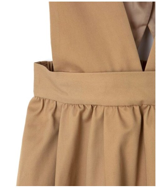 w closet（ダブルクローゼット）の「コットンツイルサロペットスカート（スカート・レディース・Dベージュ/ブラック・FREE）」の14枚目の写真