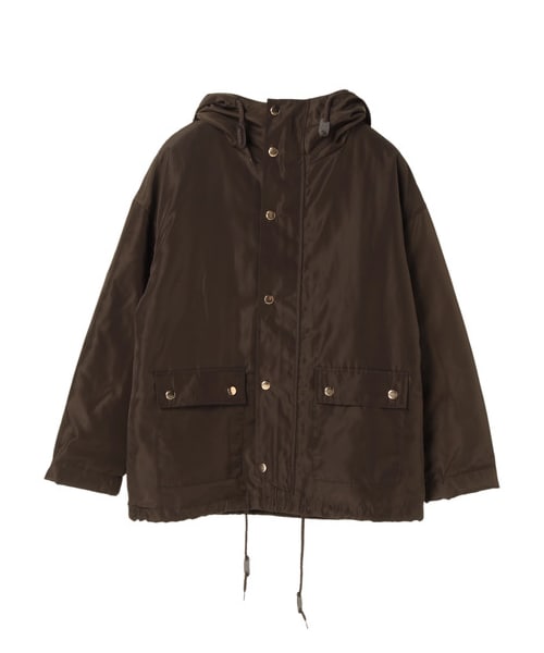 earth music&ecology（アースミュージックアンドエコロジー）の「・ボアライナー付マウンテンパーカー（ジャケット/アウター・ベージュ/カーキ/ネイビー・M/L）」の12枚目の写真