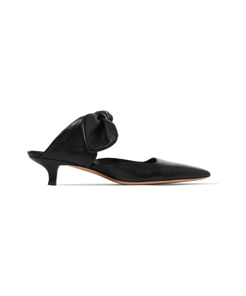 THE ROW(ザロウ)の「The Row - Coco Leather Mules - Black(サンダル・レディース・Black・IT37/IT38/IT39.5/IT41/IT37.5/IT40/IT41.5/IT36/IT38.5/IT36.5/IT40.5/IT42/IT39)」の1枚目の写真