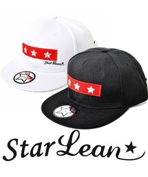 StarLean | スターリアン【公式】OTTO製 オットー  ベースボールキャップ メンズ レディース 白黒 BBキャップ 秋 冬 スリースター刺繍ベースボールキャップ（RED）(キャップ)