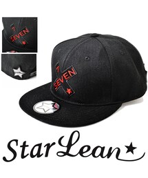 StarLean | スターリアン【公式】OTTO製 オットー  ベースボールキャップ メンズ レディース 白黒 BBキャップ 秋 冬 SEVENクロス刺繍ベースボールキャップ(キャップ)