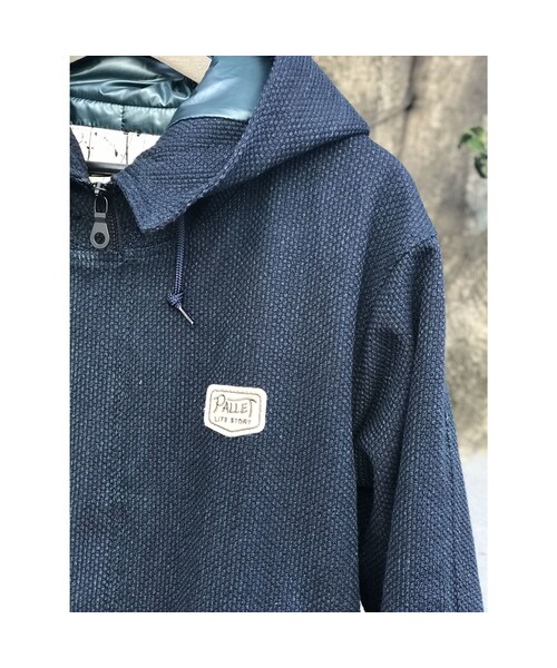 BLUE SAKURA（ブルーサクラ）の「PALLET LIFE STORY SAUNTER HOOD JKT "刺し子"（その他アウター