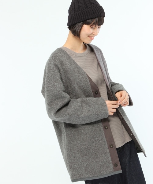 LAKOLE（ラコレ）の「モヘアシャギーハーフコート（）」 - WEAR