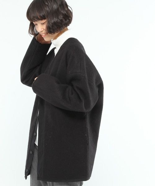 LAKOLE（ラコレ）の「モヘアシャギーハーフコート（）」 - WEAR