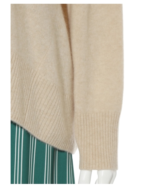 Mila Owen（ミラオーウェン）の「カシミヤ100%Vネックフレアニット