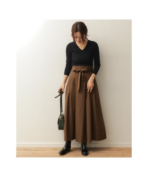 urbanresearchDOORS✩ロングタックスカート URBAN RESEARCH DOORS（アーバンリサーチドアーズ）の「ロングタックス