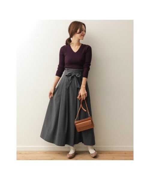 urbanresearchDOORS✩ロングタックスカート URBAN RESEARCH DOORS（アーバンリサーチドアーズ）の「ロングタックス