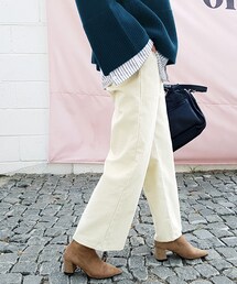 DHOLIC | バックゴムワイドコーデュロイパンツ(その他パンツ)
