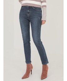 KORMARCH | 2色裏起毛デニムスキニーパンツ(デニムパンツ)