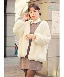 HOTPING | 6Colorsフェイクファージャケット(その他アウター)