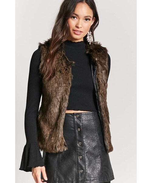 cheap fur vest