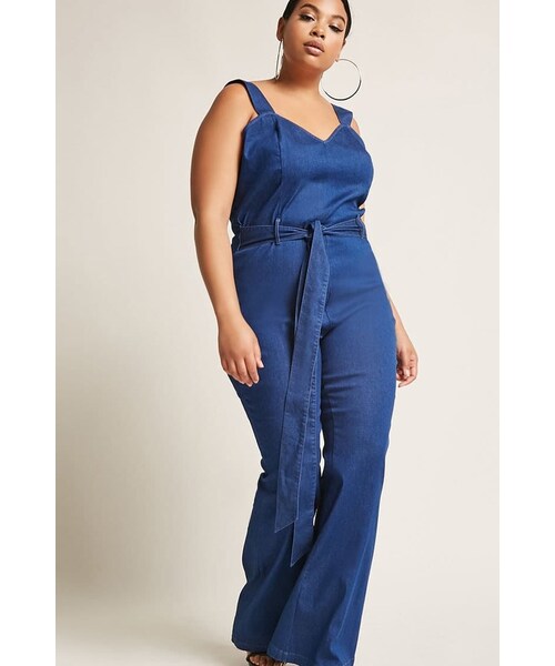 Buy Forever 21 Blue Printed Jumpsuit for Women Online @ Tata CLiQ