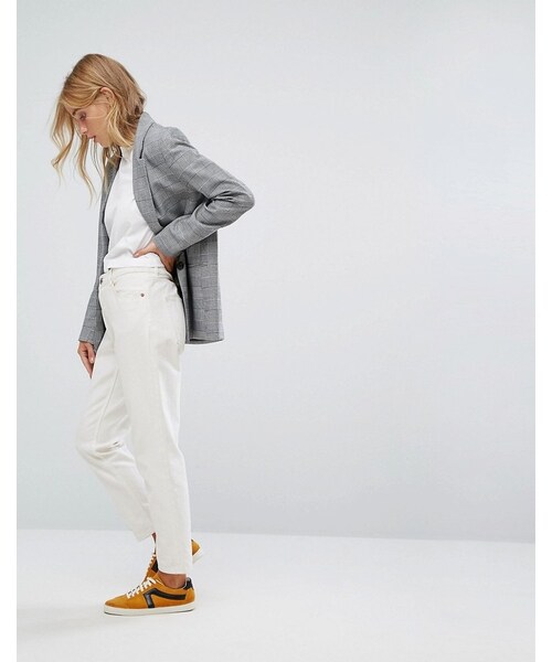 Bershka(ベルシュカ)の「Bershka Dog Tooth Tailored Blazer(テーラードジャケット・レディース・Gray・S)」の3枚目の写真