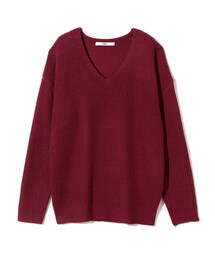 GRL | Vネックルーズニットトップス(ニット/セーター)