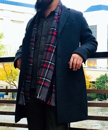 GAP | ウールブレンド クロンピー コート(チェスターコート)