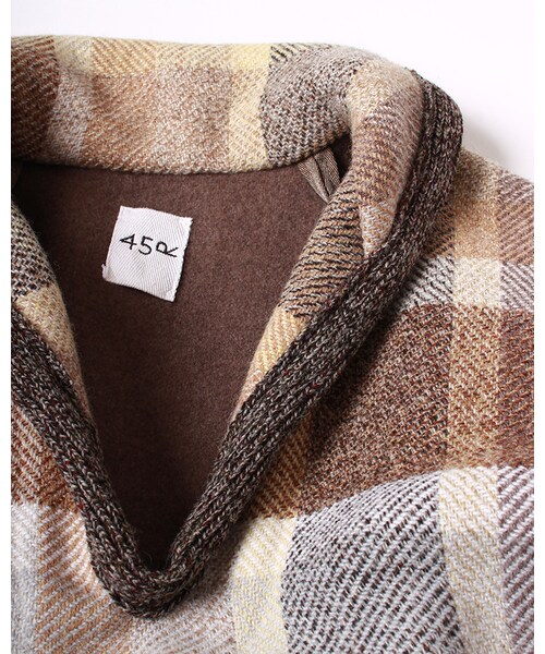 45R（フォーティファイブアール）の「HAPPY 14 ツイードPONCHO