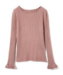 GRL | フリルデザインリブニットトップス(ニット/セーター)