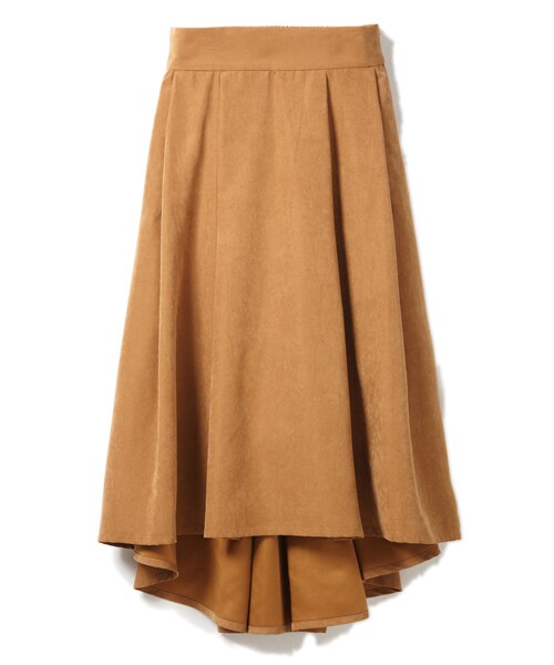 DRWCYS(ドロシーズ)の「STORYコラボ フェイクスエードバックロングスカート(スカート・レディース・ブラウン/ブルー/レッド・M)」の1枚目の写真