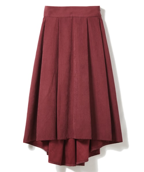 DRWCYS(ドロシーズ)の「STORYコラボ フェイクスエードバックロングスカート(スカート・レディース・ブラウン/ブルー/レッド・M)」の3枚目の写真