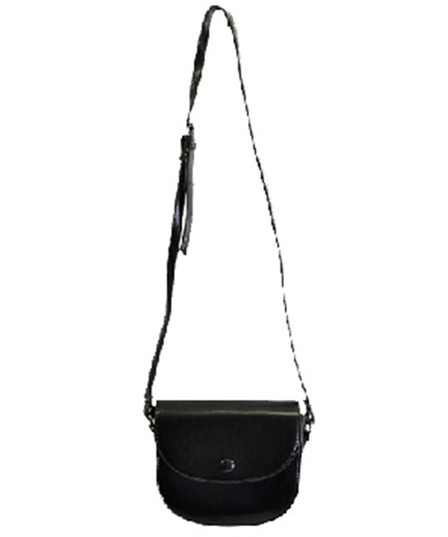 Tiffee SELECT（ティフィーセレクト）の「ハーフムーンフェイクレザーショルダーバッグ（ショルダーバッグ・レディース・ブラック・Free）」の2枚目の写真