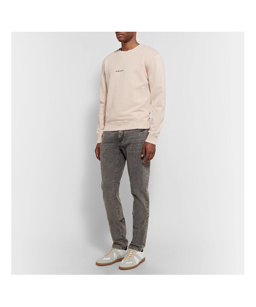 Maison Margiela（メゾンマルジェラ）の「Maison Margiela Replica Suede And Leather Sneakers（スニーカー・メンズ・White・EU40/EU46/EU44.5/EU44/EU43.5/EU45/EU43/EU42/EU41.5/EU41/EU42.5）」の2枚目の写真