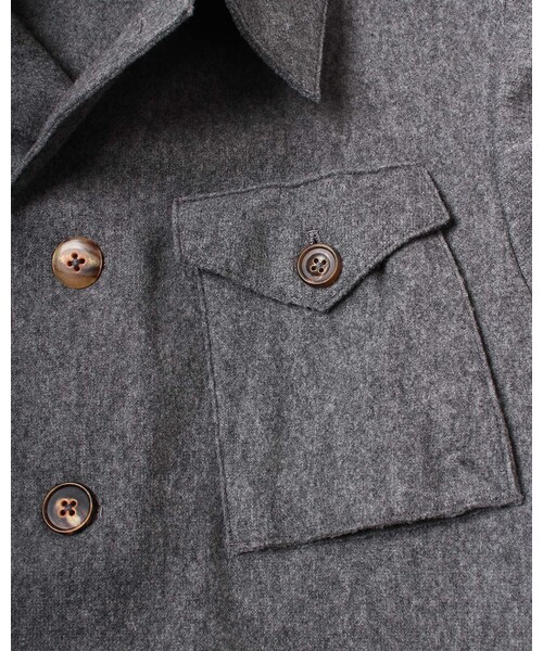 美品 現行品 45R 45rpm ジャージメルトンジャケット ウール ブルゾン 45R（フォーティファイブアール）の「ジャージメルトンブルゾン