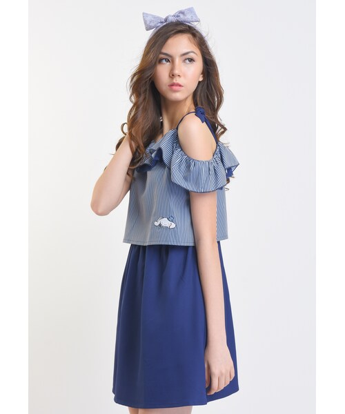 L'zzie（リジー）の「PREORDER CINNAMOROLL LAYER DRESS（ワンピース/ドレス・レディース・LightBlue/DarkBlue・S/M/L/XL）」の9枚目の写真