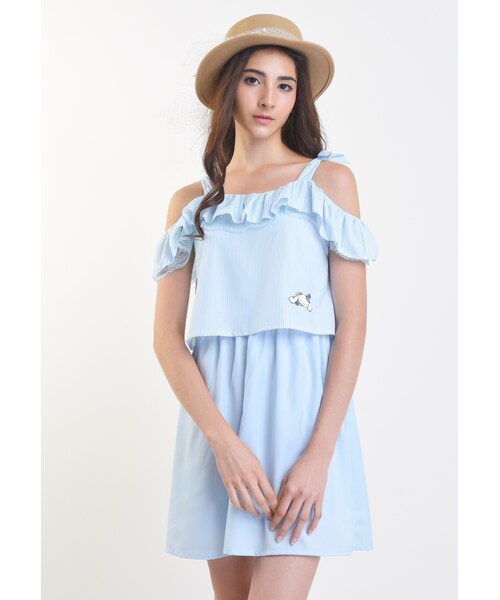 L'zzie（リジー）の「PREORDER CINNAMOROLL LAYER DRESS（ワンピース/ドレス・レディース・LightBlue/DarkBlue・S/M/L/XL）」の3枚目の写真