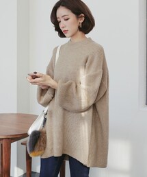 DHOLIC | ボリュームスリーブオーバーニット(ニット/セーター)