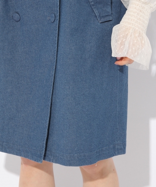 Heather(ヘザー)の「アソートトレンチジャンスカ(ワンピース/ドレス・ベージュ/チェック/デニム)」の14枚目の写真