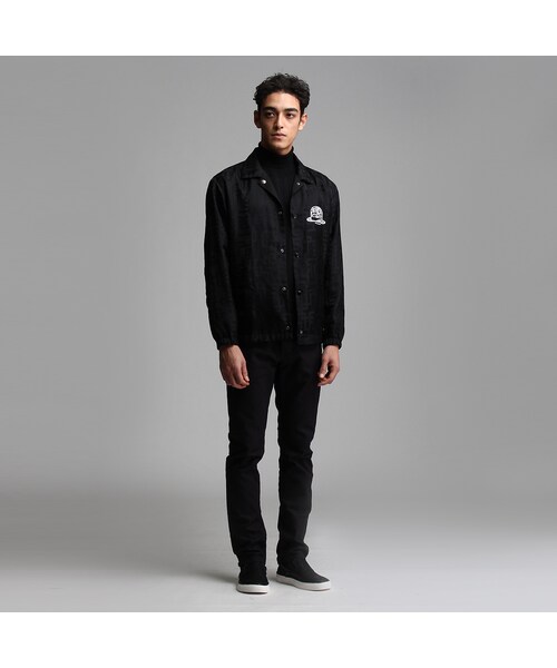 TAKEO KIKUCHI（タケオキクチ）の「◆TOMOYASU HOTEI×TAKEO KIKUCHI コーチジャケット（ジャケット/アウター・メンズ・ブラック(019)・M/L/LL）」の11枚目の写真