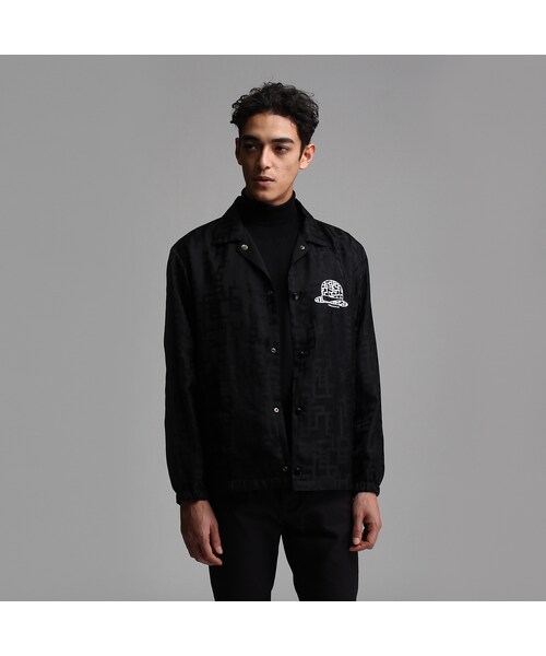 TAKEO KIKUCHI（タケオキクチ）の「◆TOMOYASU HOTEI×TAKEO KIKUCHI コーチジャケット（ジャケット/アウター・メンズ・ブラック(019)・M/L/LL）」の3枚目の写真