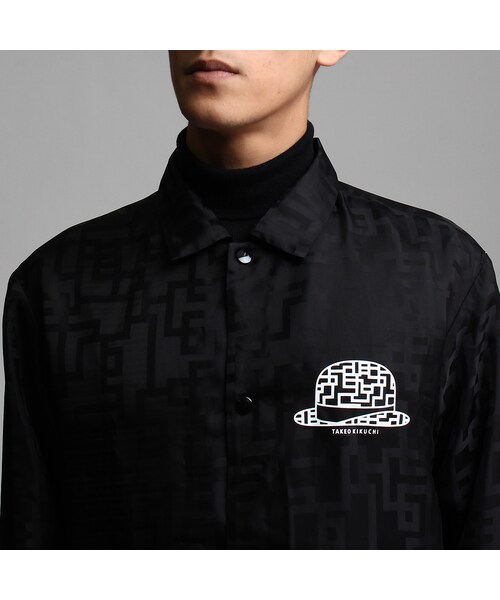 TAKEO KIKUCHI（タケオキクチ）の「◆TOMOYASU HOTEI×TAKEO KIKUCHI コーチジャケット（ジャケット/アウター・メンズ・ブラック(019)・M/L/LL）」の6枚目の写真