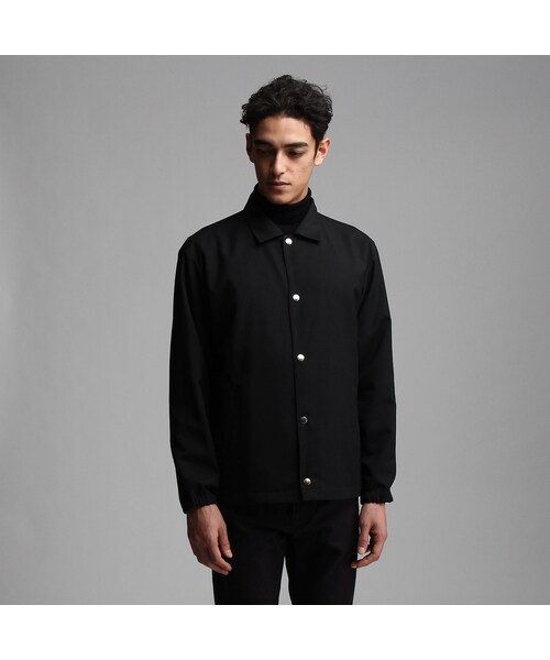 TAKEO KIKUCHI（タケオキクチ）の「◆TOMOYASU HOTEI×TAKEO KIKUCHI コーチジャケット（ジャケット/アウター・メンズ・ブラック(019)・M/L/LL）」の10枚目の写真