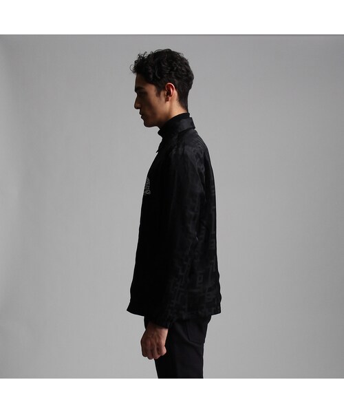 TAKEO KIKUCHI（タケオキクチ）の「◆TOMOYASU HOTEI×TAKEO KIKUCHI コーチジャケット（ジャケット/アウター・メンズ・ブラック(019)・M/L/LL）」の4枚目の写真