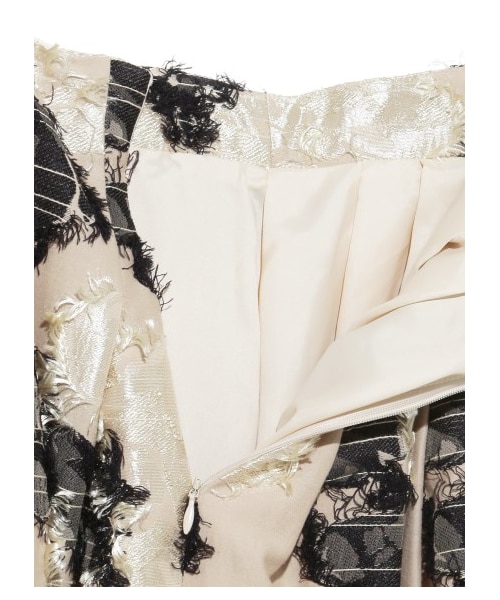 FRAY I.D（フレイアイディー）の「フラワージャガードスカート