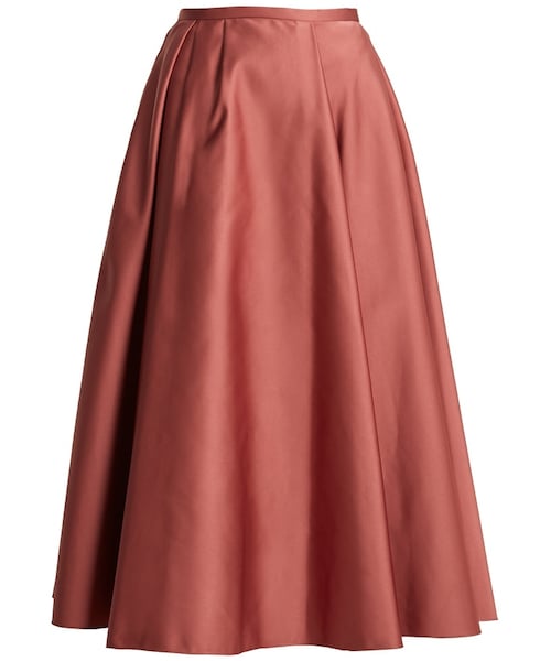 美品 ROCHAS ロシャス ポリエステルサテン ロングイブニング