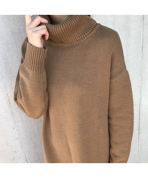copine（コピン）の「タートルロングニットワンピース（2color）（ワンピース・レディース・その他）」の11枚目の写真