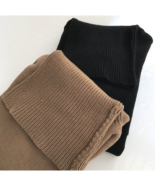copine（コピン）の「タートルロングニットワンピース（2color）（ワンピース・レディース・その他）」の3枚目の写真