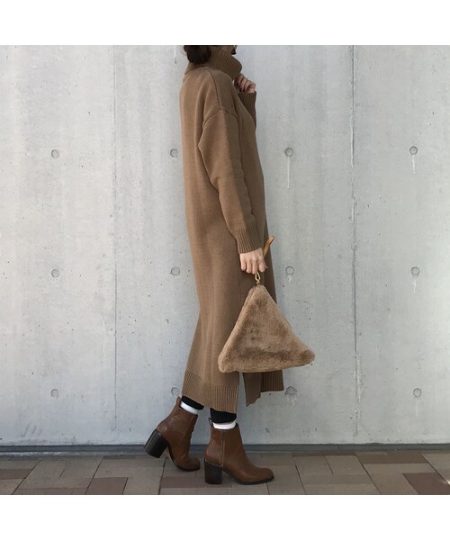 copine（コピン）の「タートルロングニットワンピース（2color）（ワンピース・レディース・その他）」の9枚目の写真