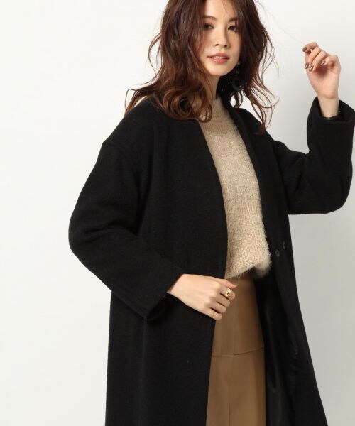 BABYLONE（バビロン）の「ＡＧメロンビーバーコート（ジャケット/アウター・ホワイト）」の5枚目の写真