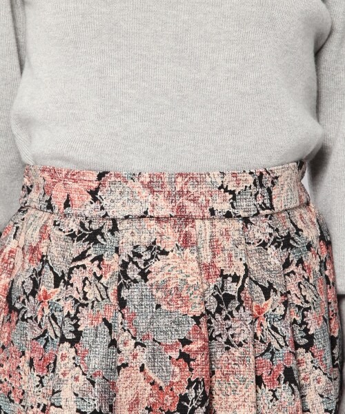 laboratory work（ラボラトリーワーク）の「ゴブランプリントスカート（スカート・ブラック系/ブラウン系）」の8枚目の写真